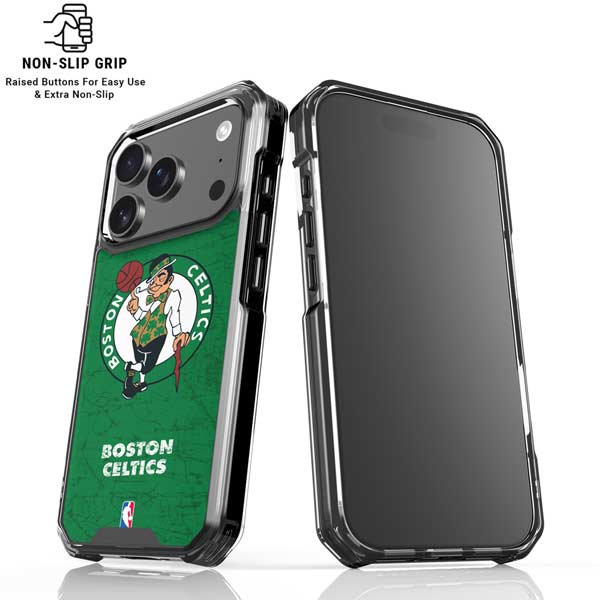 NBA Boston Celtics Green Primary Logo iPhone 17 Pro Clear Case