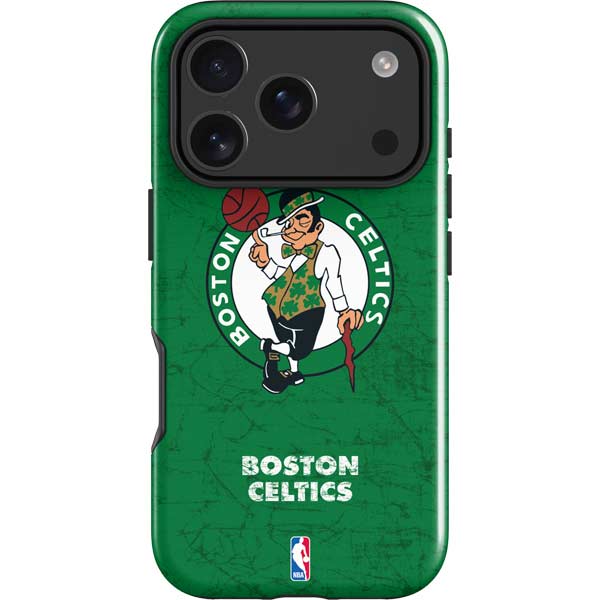 NBA Boston Celtics Green Primary Logo iPhone 17 Pro Max Impact Case