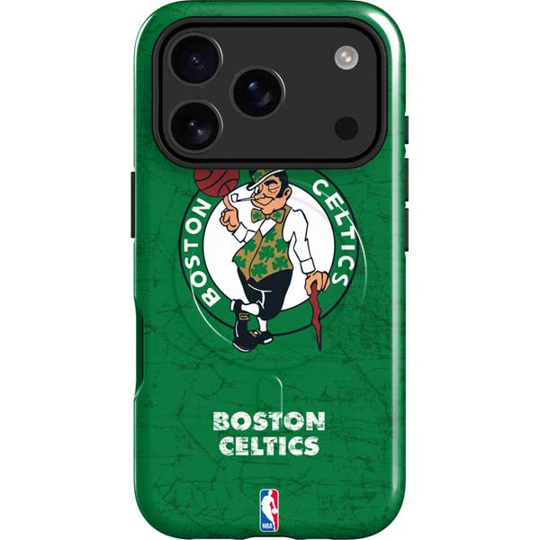 NBA Boston Celtics Green Primary Logo iPhone 17 Pro Max Magsafe Impact Case