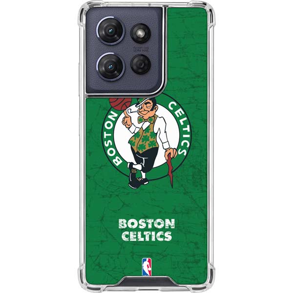 NBA Boston Celtics Green Primary Logo Moto G 5G (2025) Clear Case