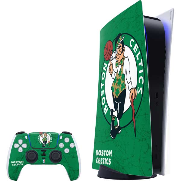 NBA Boston Celtics Green Primary Logo PlayStation PS5 Skins