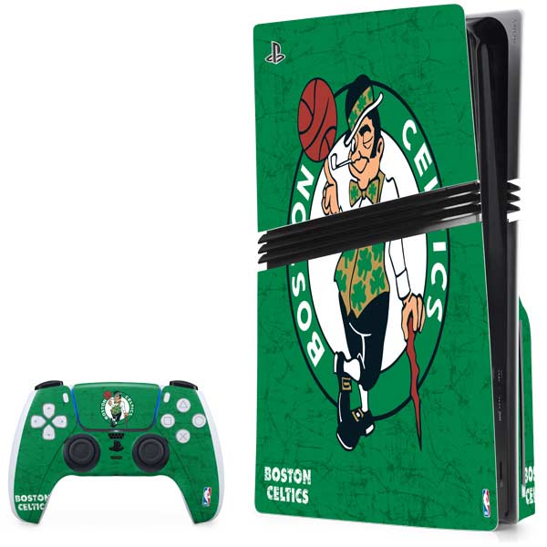 NBA Boston Celtics Green Primary Logo PlayStation PS5 Skins