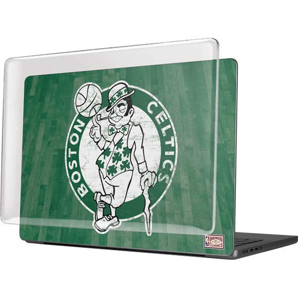 NBA Boston Celtics Hardwood Classics MacBook Pro 14in (2021-24) Case plus Skin