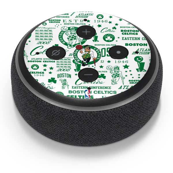 Autocollant Vinyle Pour Amazon Echo Dot 3ème Génération - Motif Bois Gris - Itsaskin