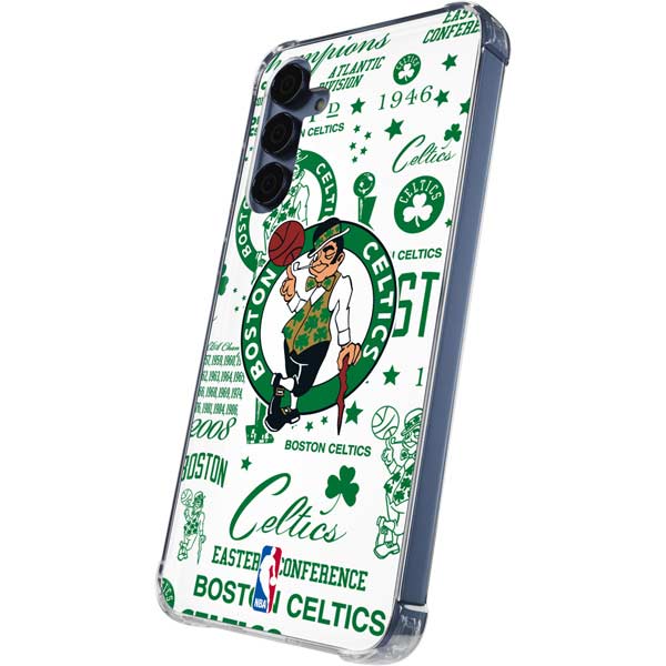 NBA Boston Celtics Historic Blast Galaxy A35 5G Clear Case