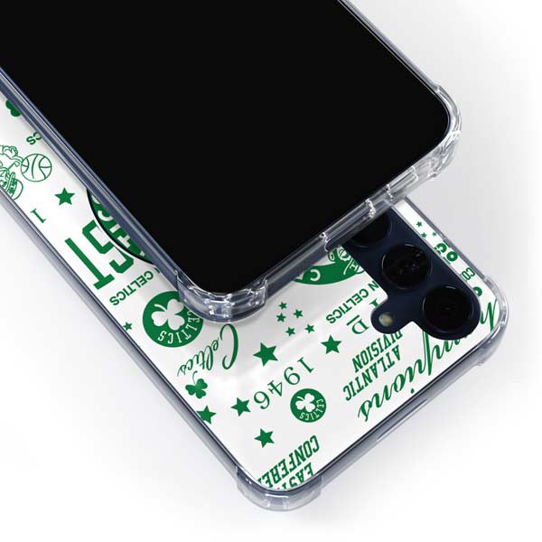 NBA Boston Celtics Historic Blast Galaxy A35 5G Clear Case