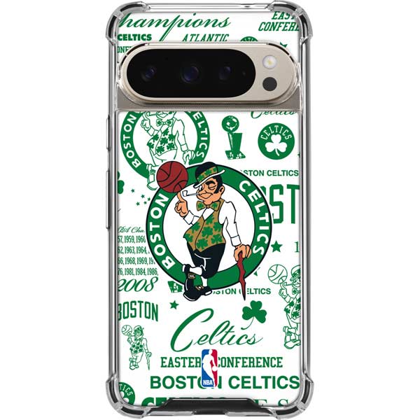 NBA Boston Celtics Historic Blast Pixel 9 Pro XL Clear Case