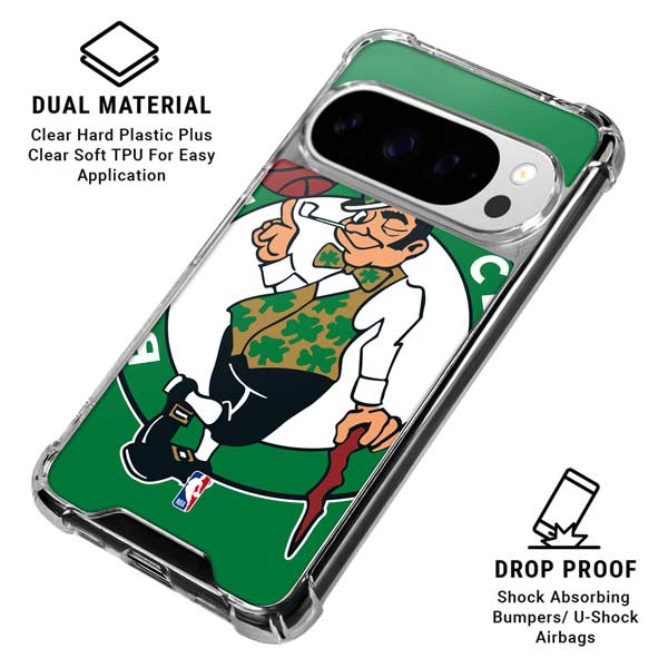 NBA Boston Celtics Large Logo Google Pixel 10 Pro XL Clear Case