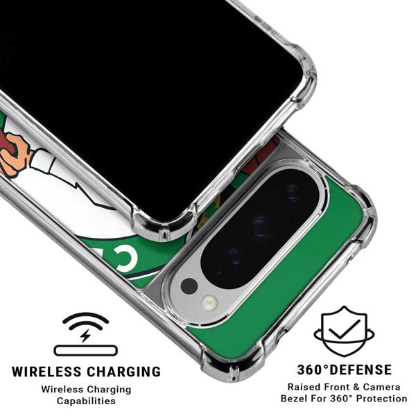 NBA Boston Celtics Large Logo Google Pixel 10 Pro XL Clear Case