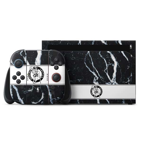 NBA Boston Celtics Marble Nintendo Switch 2 (2025) with Joy-Con Skin
