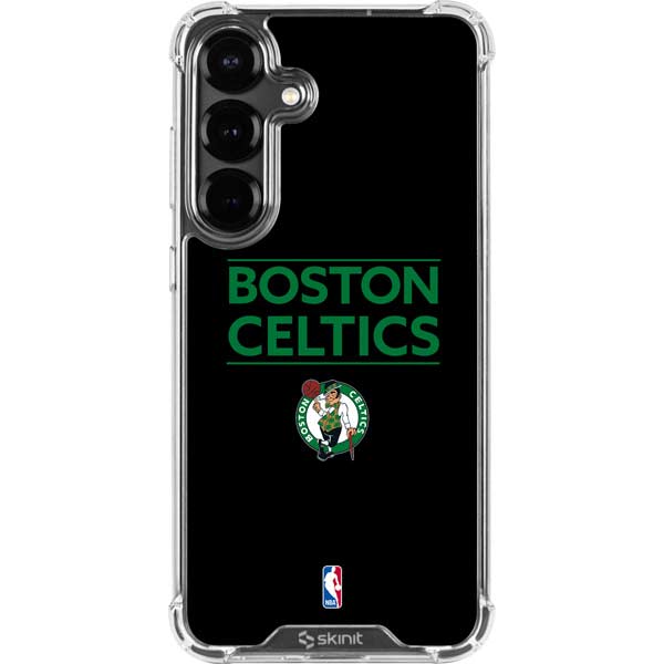 NBA Boston Celtics Standard - Black Galaxy S26 Clear Case