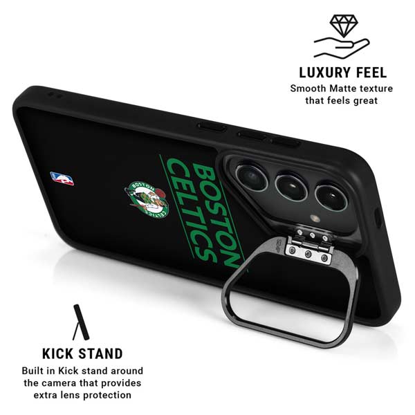 NBA Boston Celtics Standard - Black Galaxy S26 Ultra Kickstand Case
