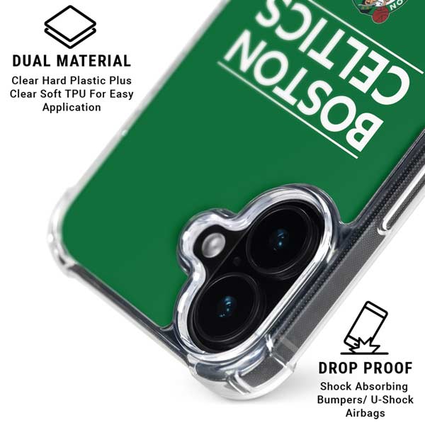 NBA Boston Celtics Standard - Green iPhone 17 Clear Case