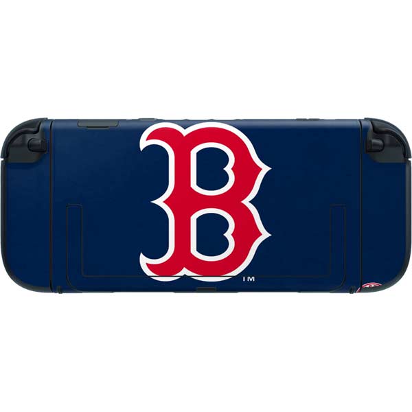 MLB Boston Red Sox - Solid Distressed Nintendo Switch 2 (2025) with Joy-Con Skin