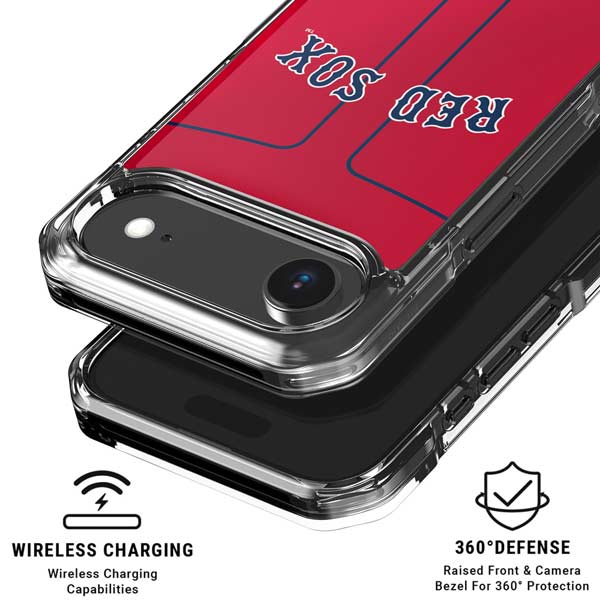MLB Boston Red Sox Alternate/Away Jersey iPhone 17 Air Clear Case