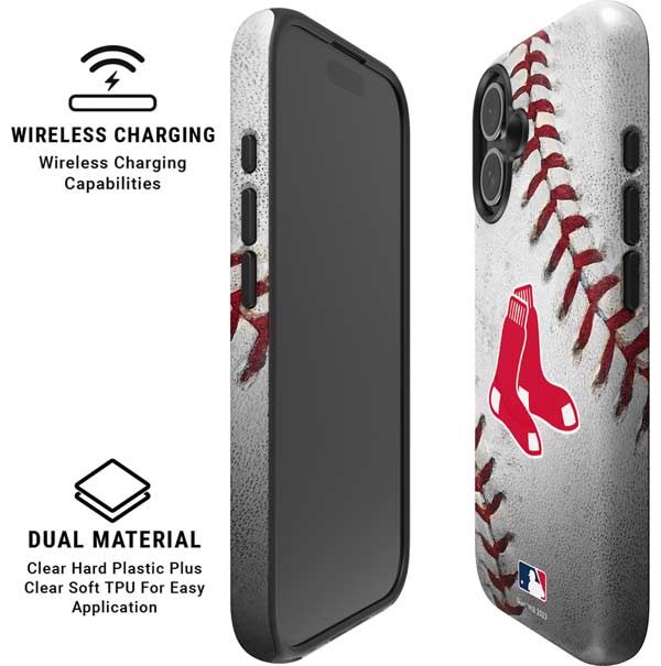 MLB Boston Red Sox Game Ball iPhone 17 Magsafe Impact Case