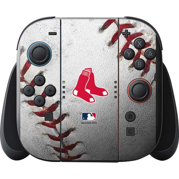 MLB Boston Red Sox Game Ball Nintendo Switch 2 (2025) with Joy-Con Skin