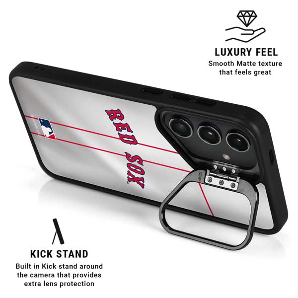 MLB Boston Red Sox Home Jersey Galaxy S26 Ultra Kickstand Case