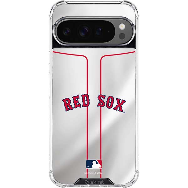 MLB Boston Red Sox Home Jersey Google Pixel 10 Pro XL Clear Case