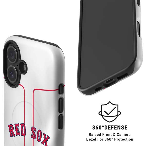 MLB Boston Red Sox Home Jersey iPhone 16 Magsafe Impact Case