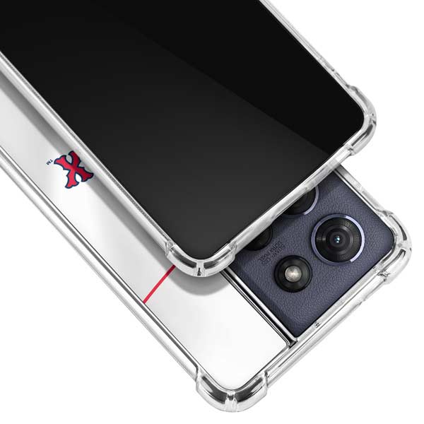 MLB Boston Red Sox Home Jersey Moto G Power 5G (2025) Clear Case