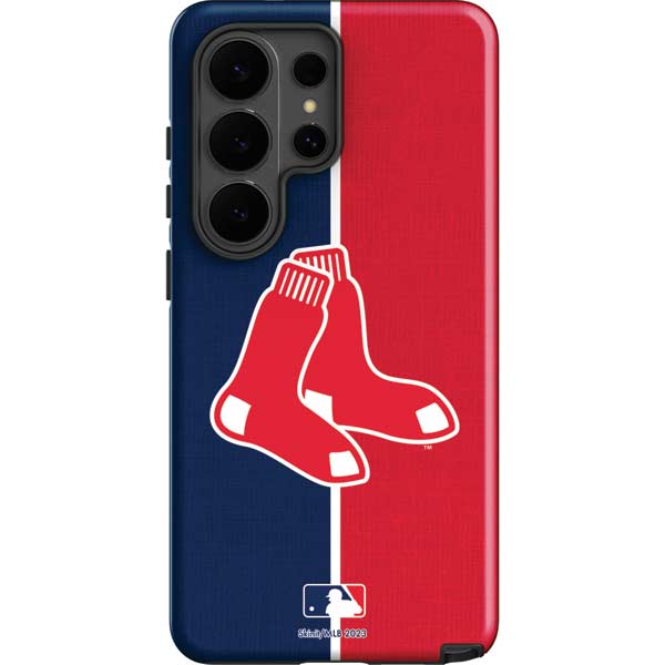 MLB Boston Red Sox Split Galaxy S26 Ultra Impact Case
