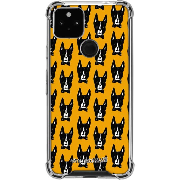 Bouffants and Broken Hearts Boston Terrier Pixel Cases