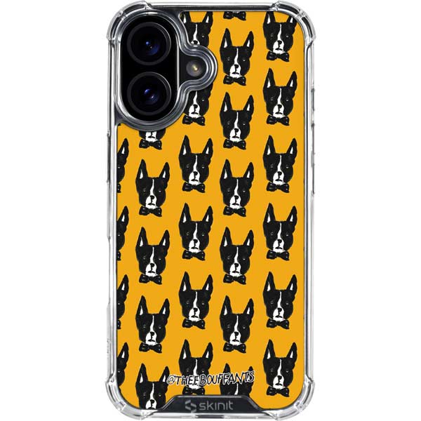 Bouffants and Broken Hearts Boston Terrier iPhone 17 Clear Case