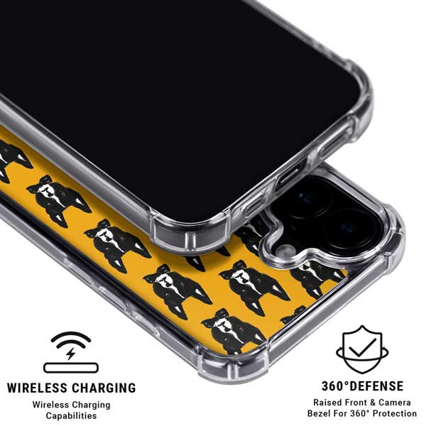 Bouffants and Broken Hearts Boston Terrier iPhone 17 Clear Case