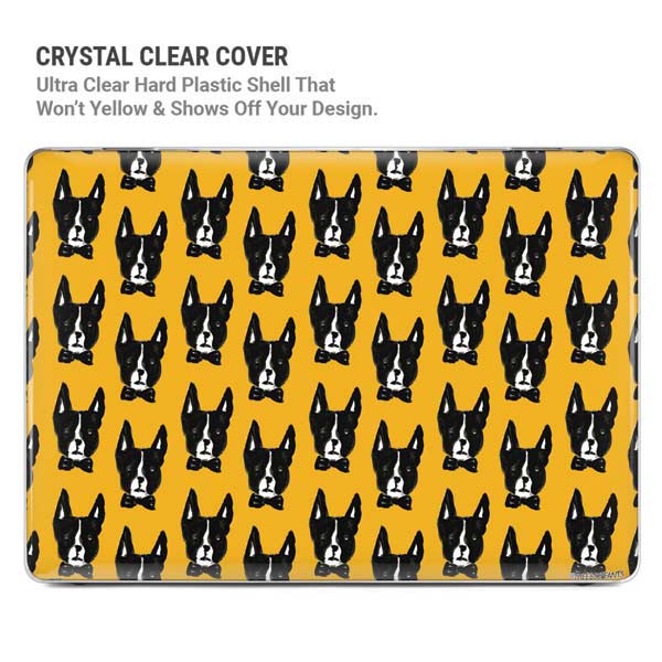 Bouffants and Broken Hearts Boston Terrier MacBook Pro 14in (2021-24) Case plus Skin