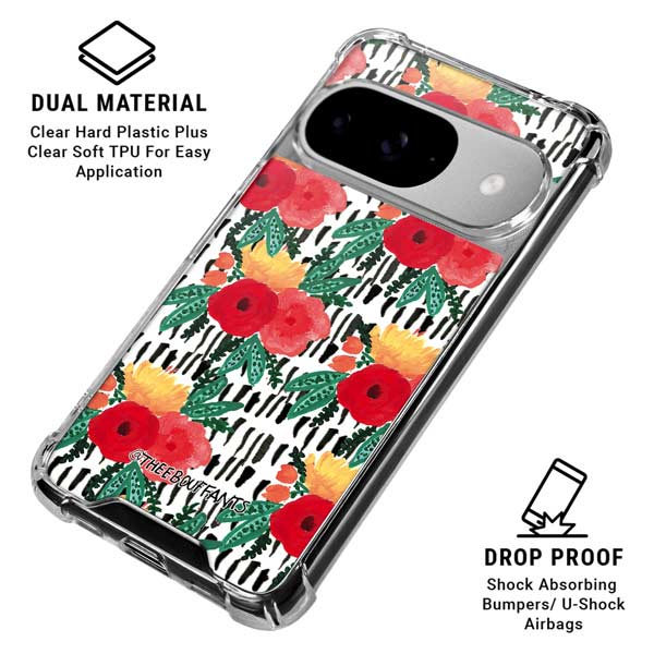 Bouffants and Broken Hearts Bouquets Print 3 Google Pixel 10 Clear Case