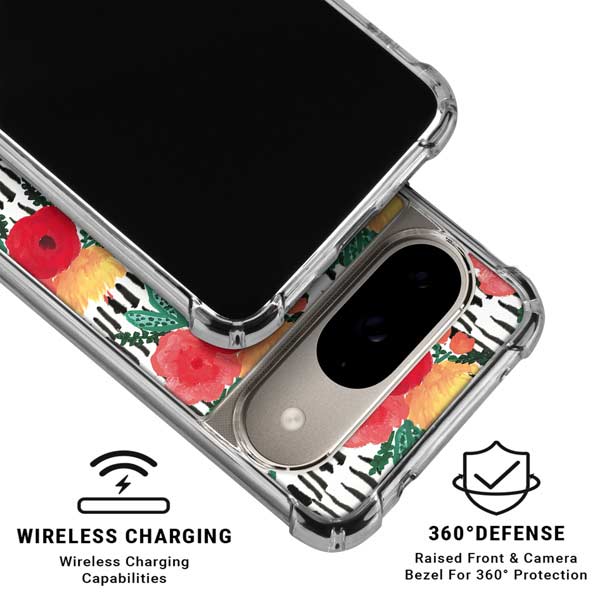 Bouffants and Broken Hearts Bouquets Print 3 Google Pixel 10 Clear Case
