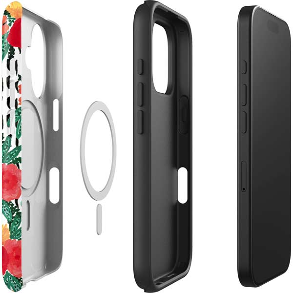 Bouffants and Broken Hearts Bouquets Print 3 iPhone 16 Plus Magsafe Impact Case