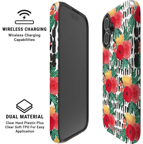 Bouffants and Broken Hearts Bouquets Print 3 iPhone 16 Plus Magsafe Impact Case