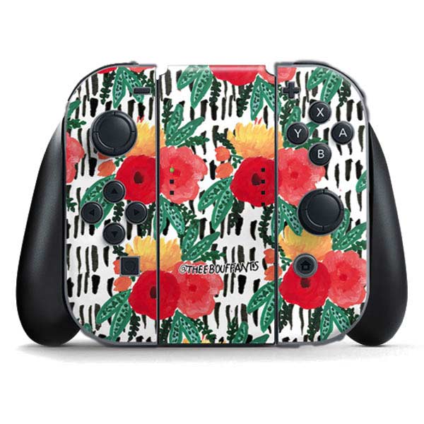 Bouffants and Broken Hearts Bouquets Print 3 Nintendo Skins