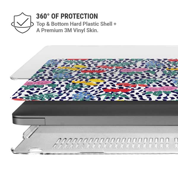 Bouffants and Broken Hearts Bouquets Print MacBook Pro 14in (2021-24) Case plus Skin