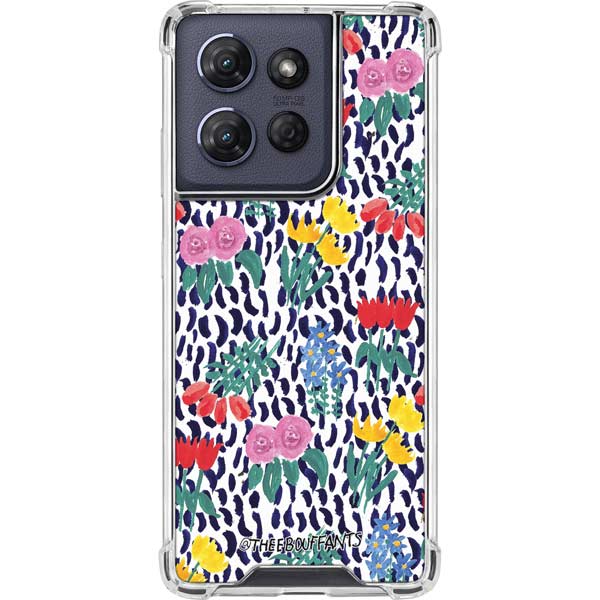 Bouffants and Broken Hearts Bouquets Print Moto G 5G (2025) Clear Case
