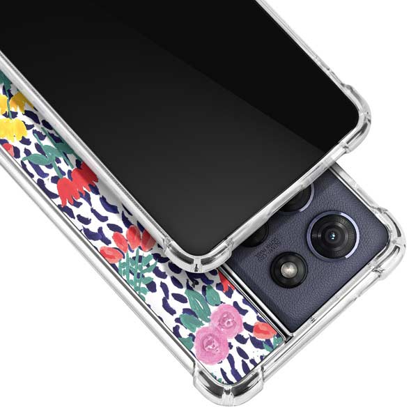 Bouffants and Broken Hearts Bouquets Print Moto G 5G (2025) Clear Case