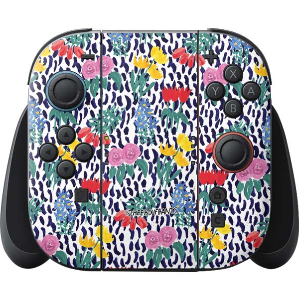 Bouffants and Broken Hearts Bouquets Print Nintendo Skins