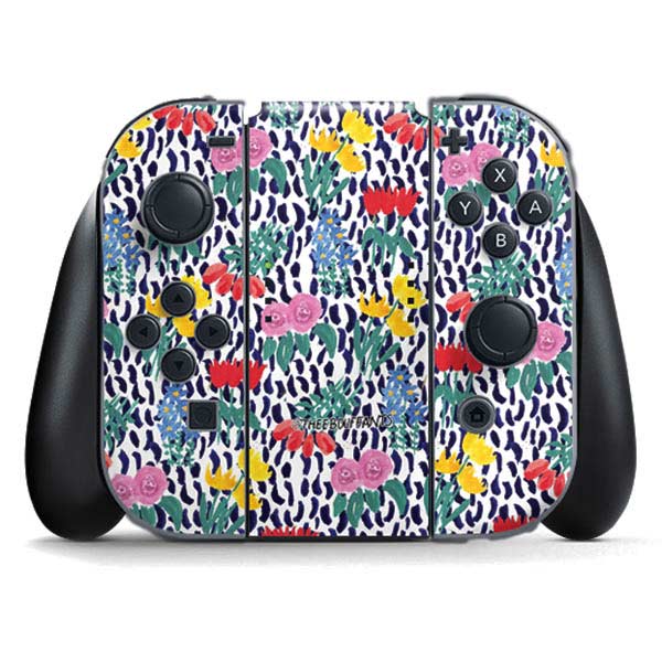 Bouffants and Broken Hearts Bouquets Print Nintendo Skins