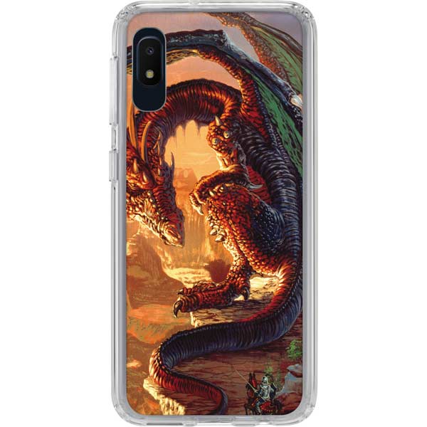Bravery Misplaced Dragon and Knight by Ed Beard Jr Galaxy Cases