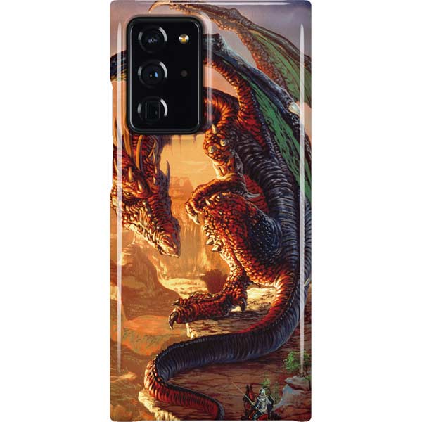 Bravery Misplaced Dragon and Knight by Ed Beard Jr Galaxy Cases