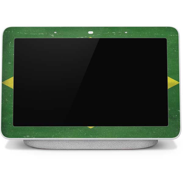 Brazil Flag Distressed Google Home Hub Skin