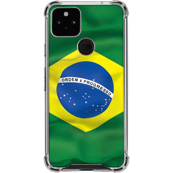 Brazil Flag Pixel Cases