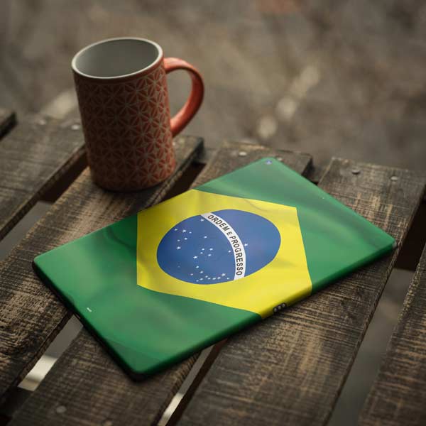 Brazil Flag iPad Skins