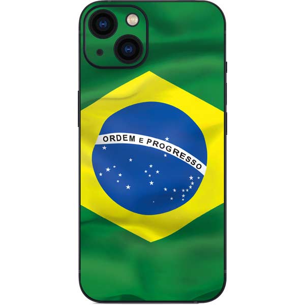 Brazil Flag iPhone Skins