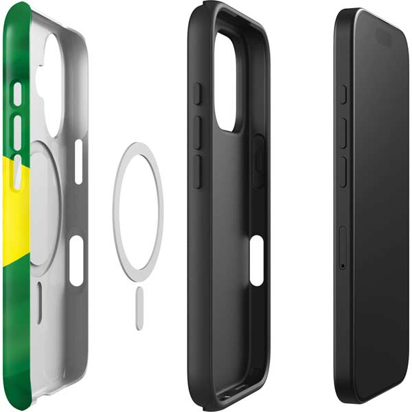 Brazil Flag iPhone 16 Plus Magsafe Impact Case