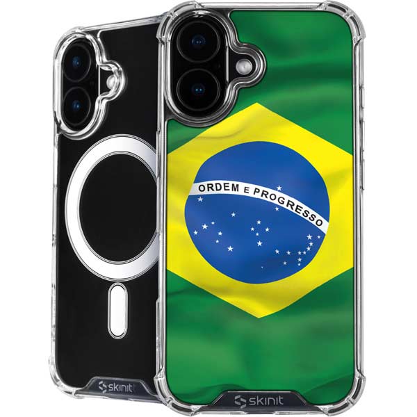 Brazil Flag iPhone 17 MagSafe Case