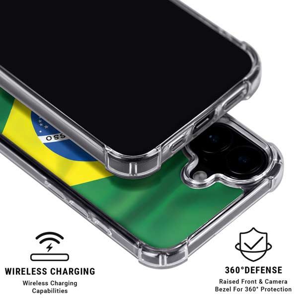 Brazil Flag iPhone 17 MagSafe Case