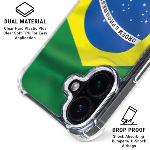 Brazil Flag iPhone 17 MagSafe Case
